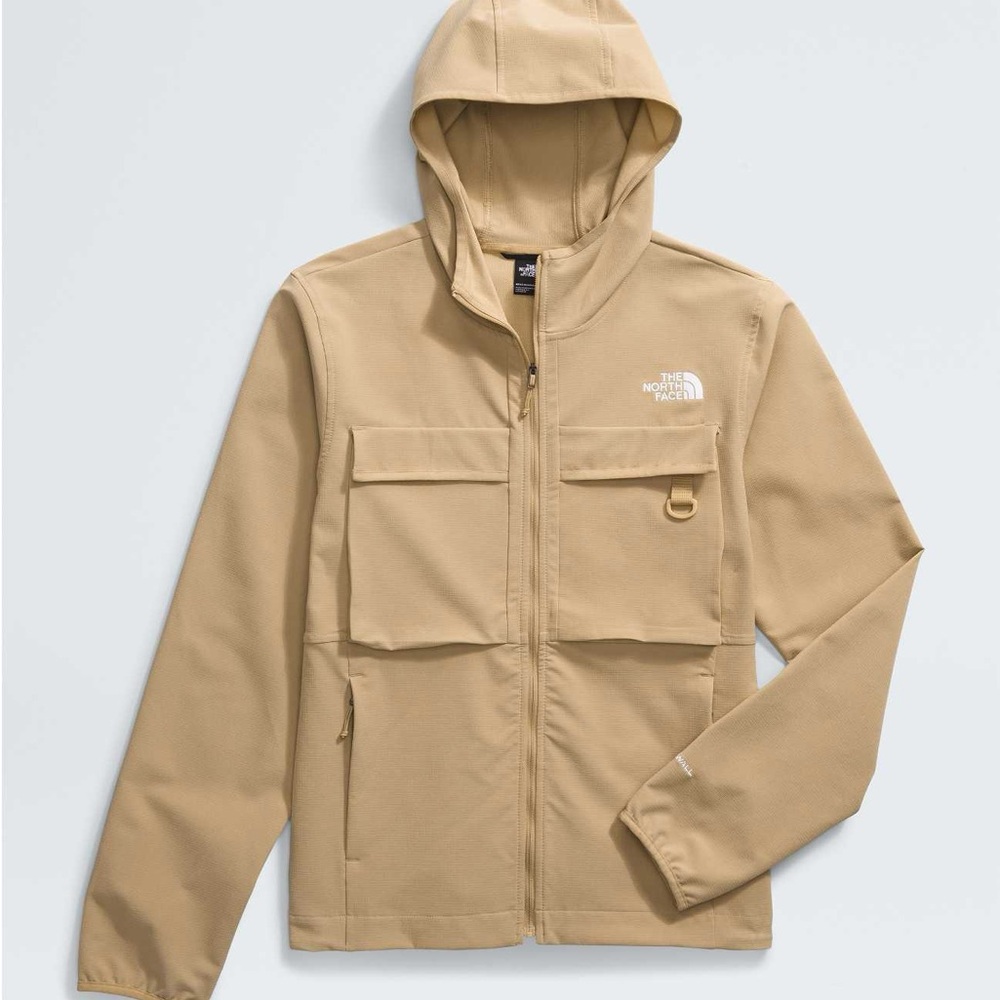 North Face Men’s Willow Stretch Hoodie “KHAKI STONE” LARGE NWT